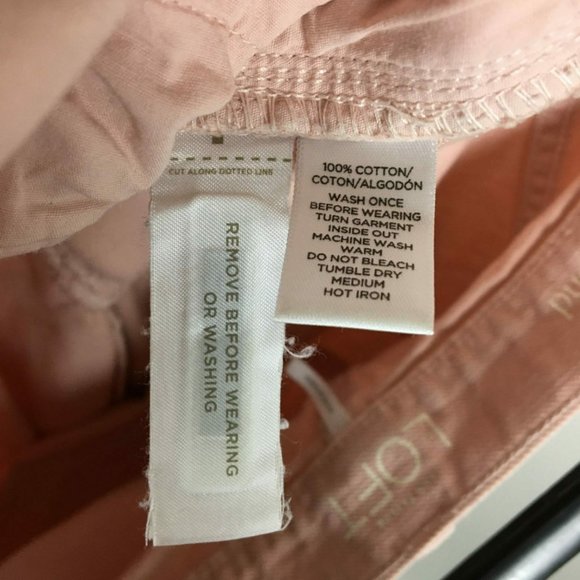 LOFT Button Fly Pink Straight Boyfriend Jeans 26 2 - Picture 10 of 11